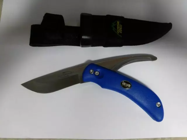 Swingblade - Lava Edition, Blå, Outdoor Edge