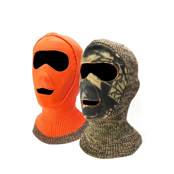 Vendb.Maske,Camo/Orange,Fleece/Akryl, ROM
