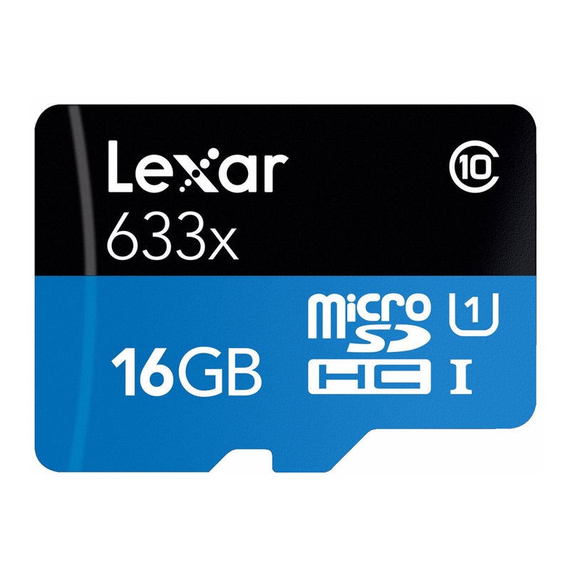 16GB 633X microSDHC/SDXC, Lexar