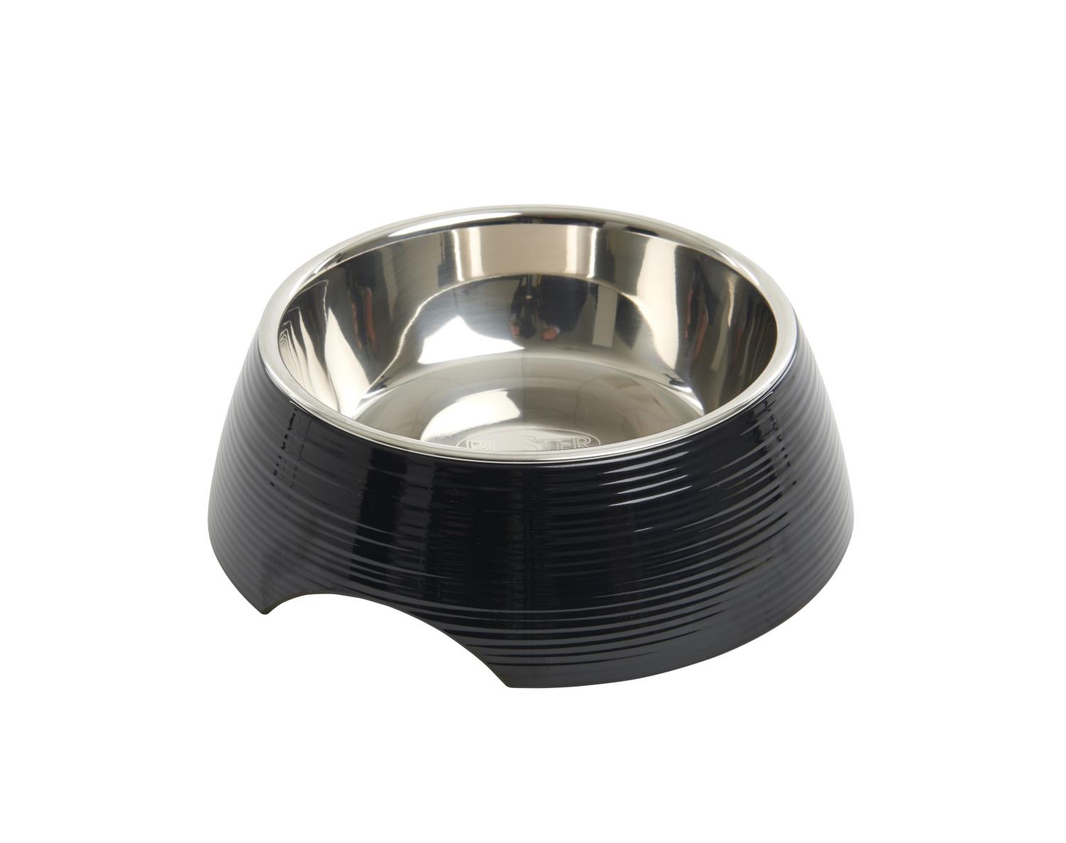Str.L Ripple Skål Blank Svart, Buster