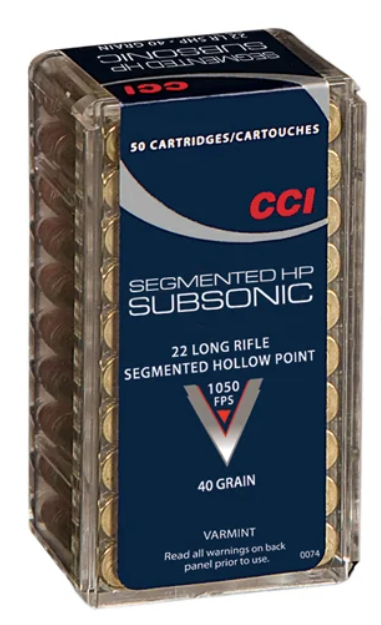 CCI Segmented Subsonic  40 HP 50/5000