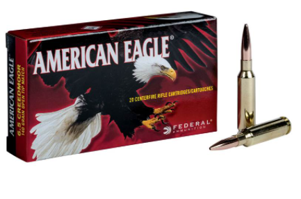 30-06 Federal American Eagle 150grs FMJ. 20pk.