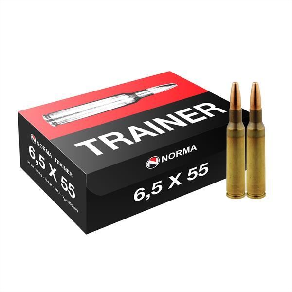 Norma Trainer 6,5x55 8,0g / 124gr 800m/s, FMJ