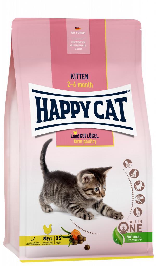 Supreme kitten fugl 4kg, Happy cat