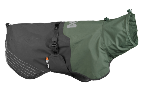 50cm Fjord raincoat, grey/green, Non-Stop