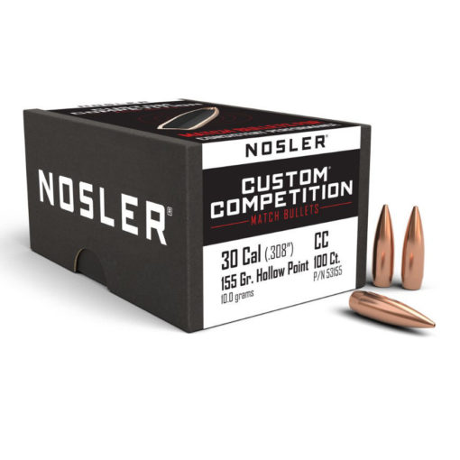 Nosler Custom Competition cal 30 155gr HPBT Kuler (100)