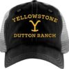 Dutton Ranch Caps, Svart/Grå, One size, Yellowstone