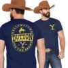 T-Skjorte For the Brand, Blå, Yellowstone
