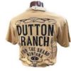 T-Skjorte Dutton Ranch Brand Lable, Wheat, Yellowstone