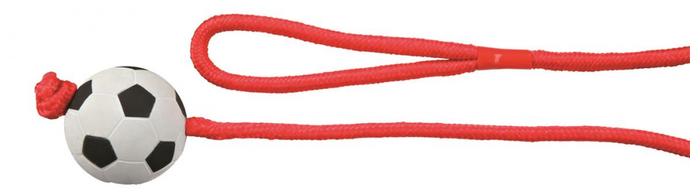 Softgummiball M/Tau 6cmx100cm, Trixie