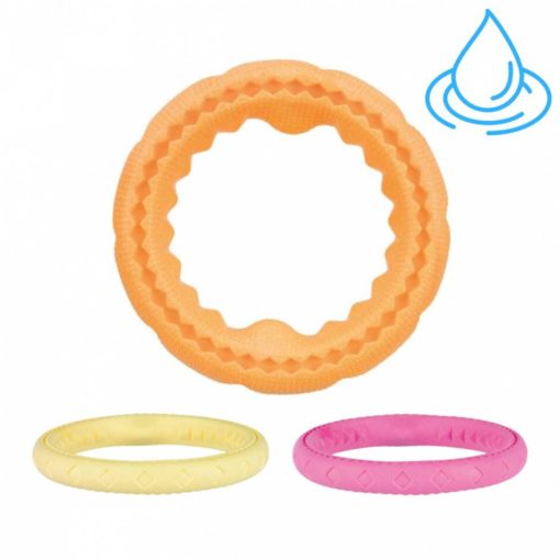 Aqua Toy Ring i TPR, Flyter, Ø11cm, Trixie