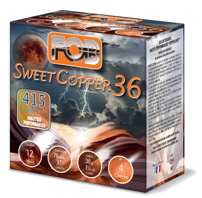 Nobel Sweet Copper 12-76 #4 36gram (25pk) Blyfri haglpatron!