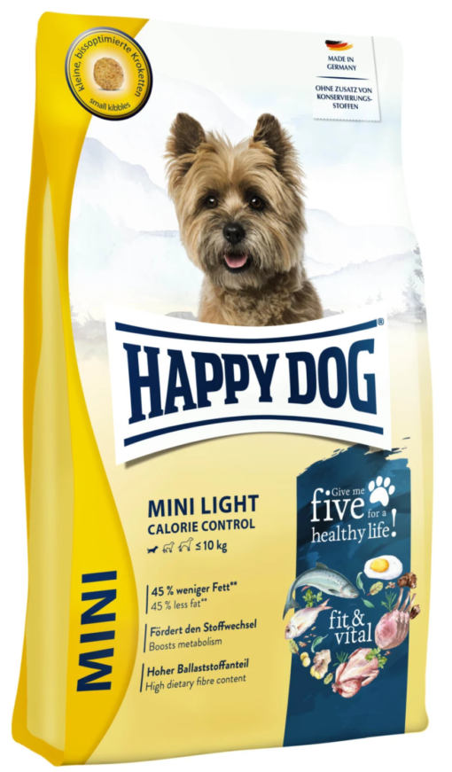 4kg Fit & Vital Mini Light Calorie Control, Happy Dog