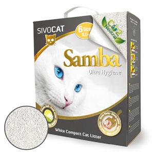 6 Liter Kattesand Samba Ultra Hygiene, Sivocat