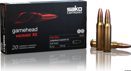 Sako 308 Win 130gr Gamehead Varmint HPBT - Revepatron!