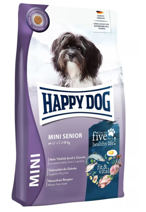 4kg Mini Senior Fit & Vital, Happy Dog