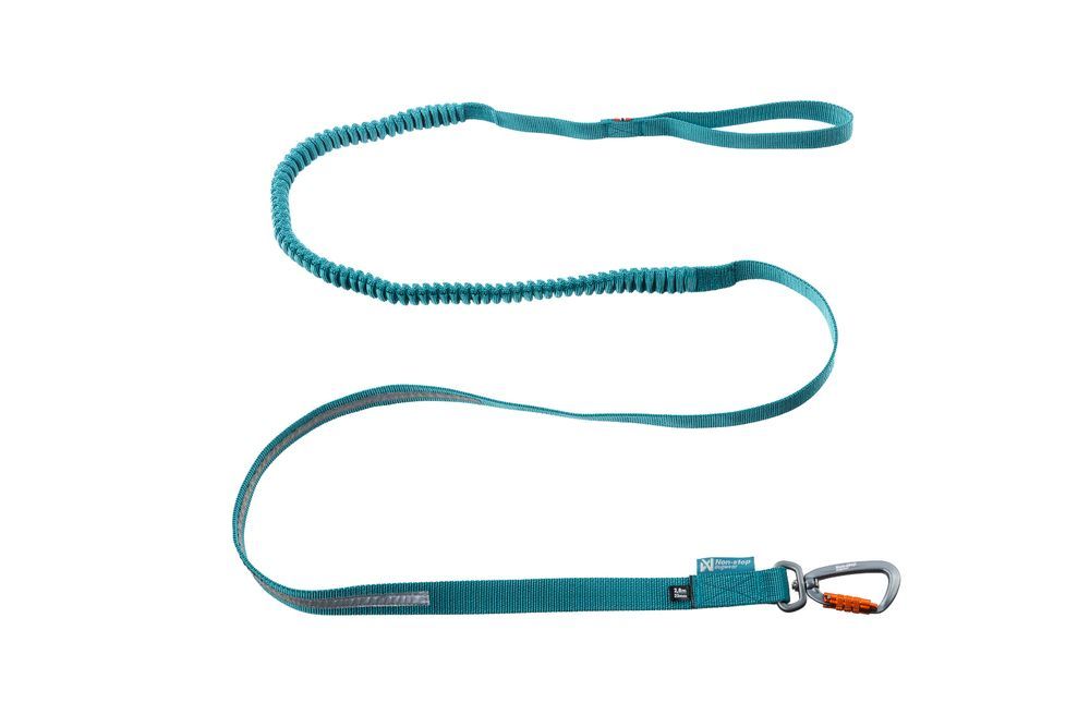 2.0m/13mm Touring bungee leash unisex teal single, Non-Stop