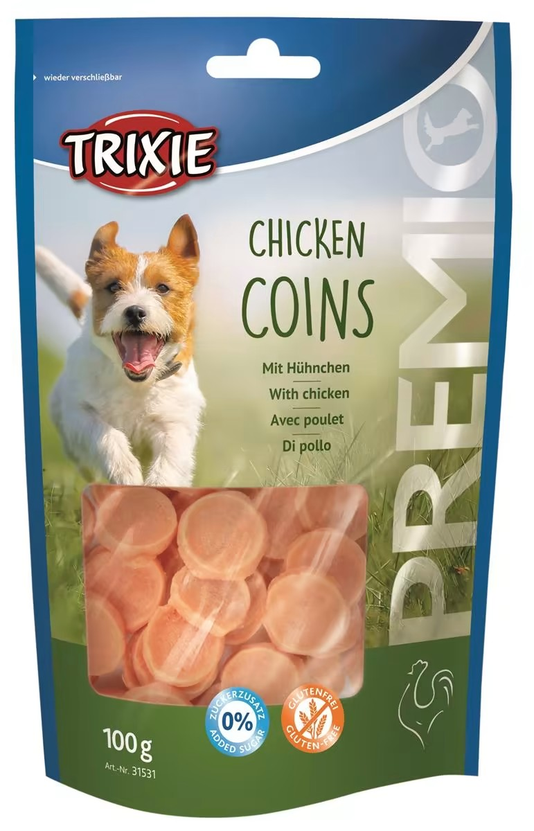 100gr Chicken Coins Light, Trixie