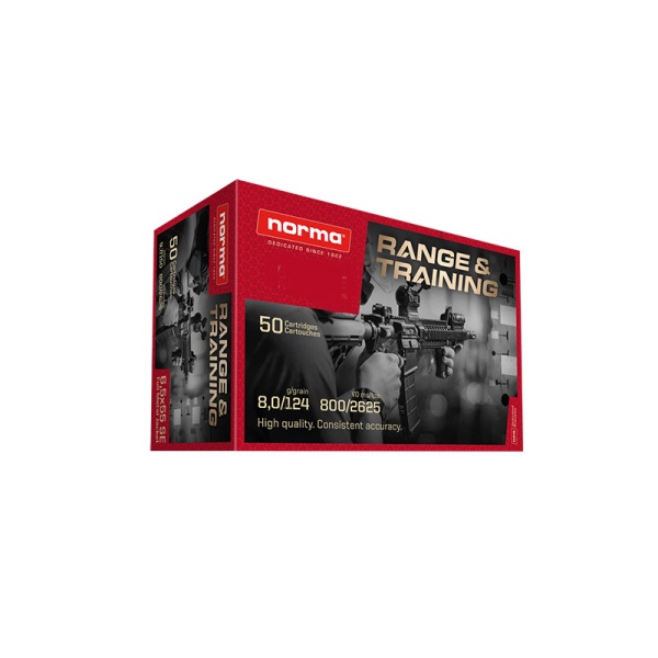 Norma Range & Training 6,5Creedmoor 8,0g/124 (50)