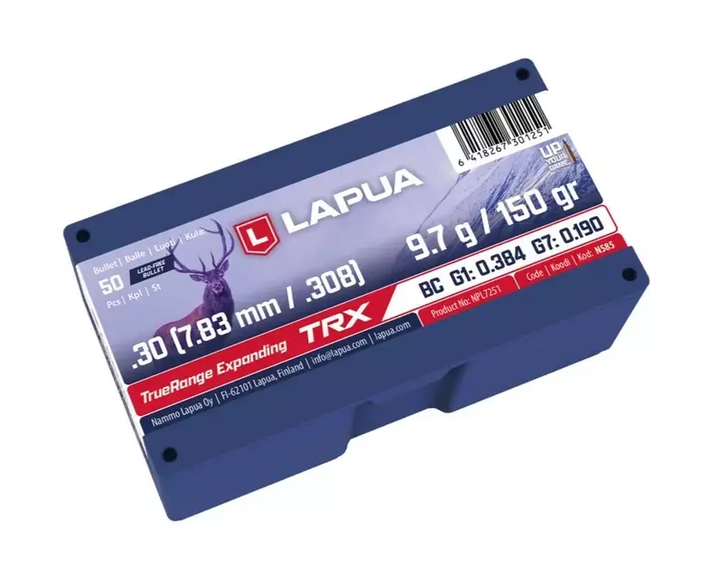 Lapua kule .30 9,7g/150grs TRX