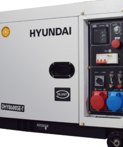 HYUNDAI DHY8600SE-T Strømaggregat 7900W 400V - Elektrisk start - Diesel