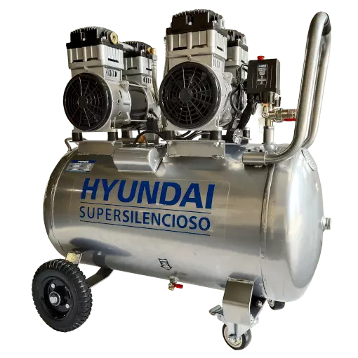 HYUNDAI HYAC100-3S Stillegående kompressor 100l / 2200W