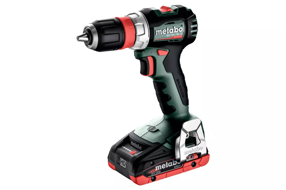 18V DRILL 2x18V/4,0Ah LiHD BS 18 L BL Q METABO
