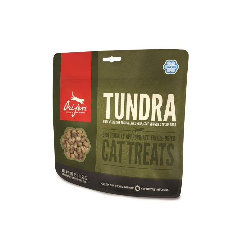 Orijen Tundra cat treats 35g.