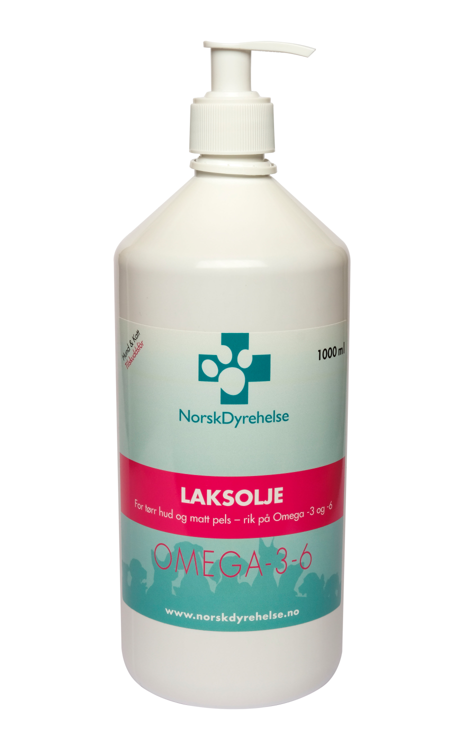 Norsk Dyrehelse Laksolje 1000ml.