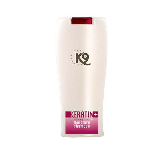 K9 keratin+ moisture shampoo 300ml.