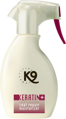 K9 keratin+ coat repair moisturizer 250ml.