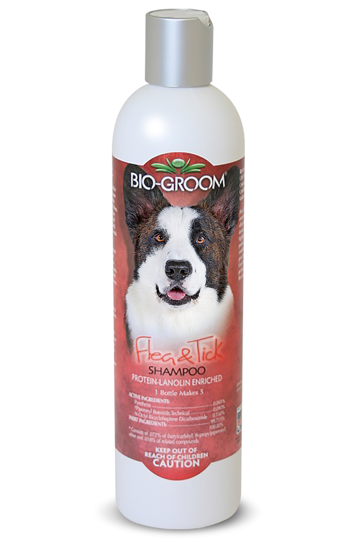 Bio-groom flea and tick shampoo 355ml.