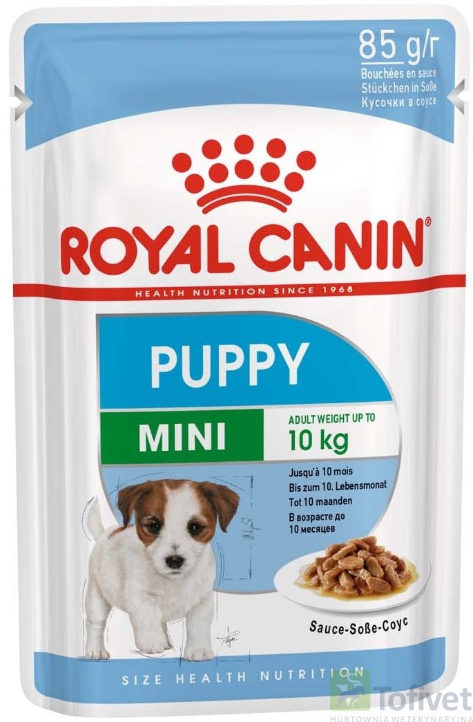 Royal Canin Mini puppy porsjonspose 85g.