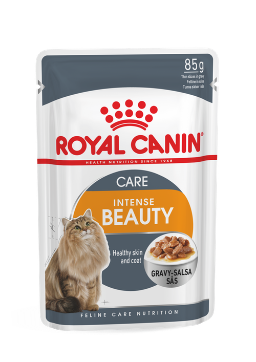 Royal Canin Intense beauty gravy 12 poser x 85g.