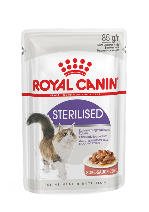 Royal Canin Sterilised gravy 12 poser x 85g.