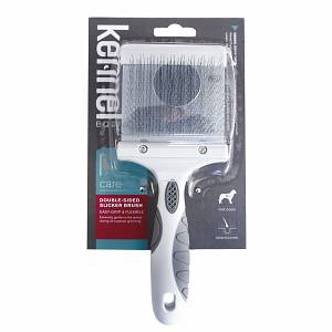Kennel double-sided slicker brush small