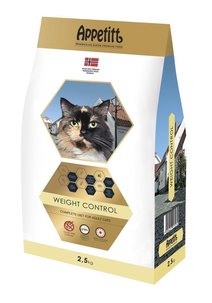 Appetitt Cat Weight Control 2,5kg.
