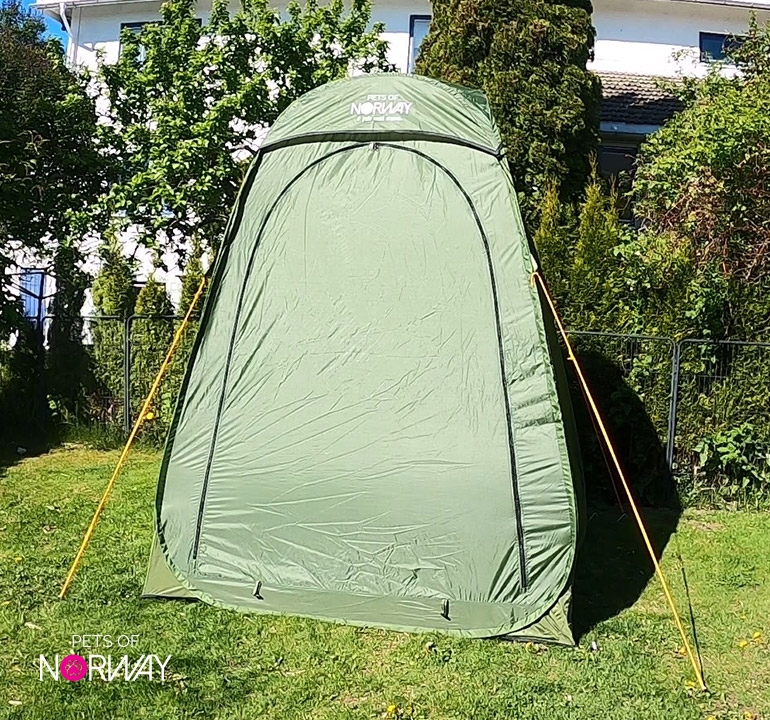 Pets of norway -pop up telt til hund,grønn