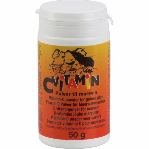 C-vitamin tillskudd for marsvin,50g