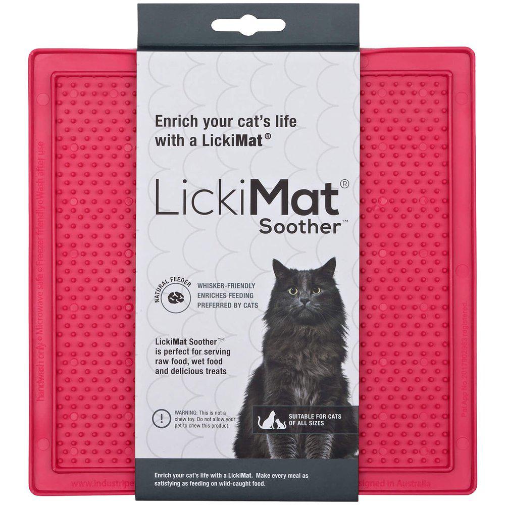 LickiMat Katt Soother Rosa 20x20cm