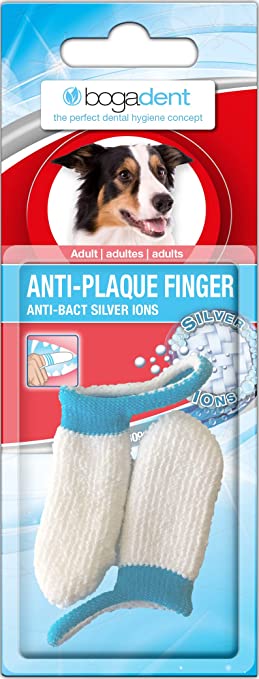 Bogadent anti-plaque finger tannbørste 2stk