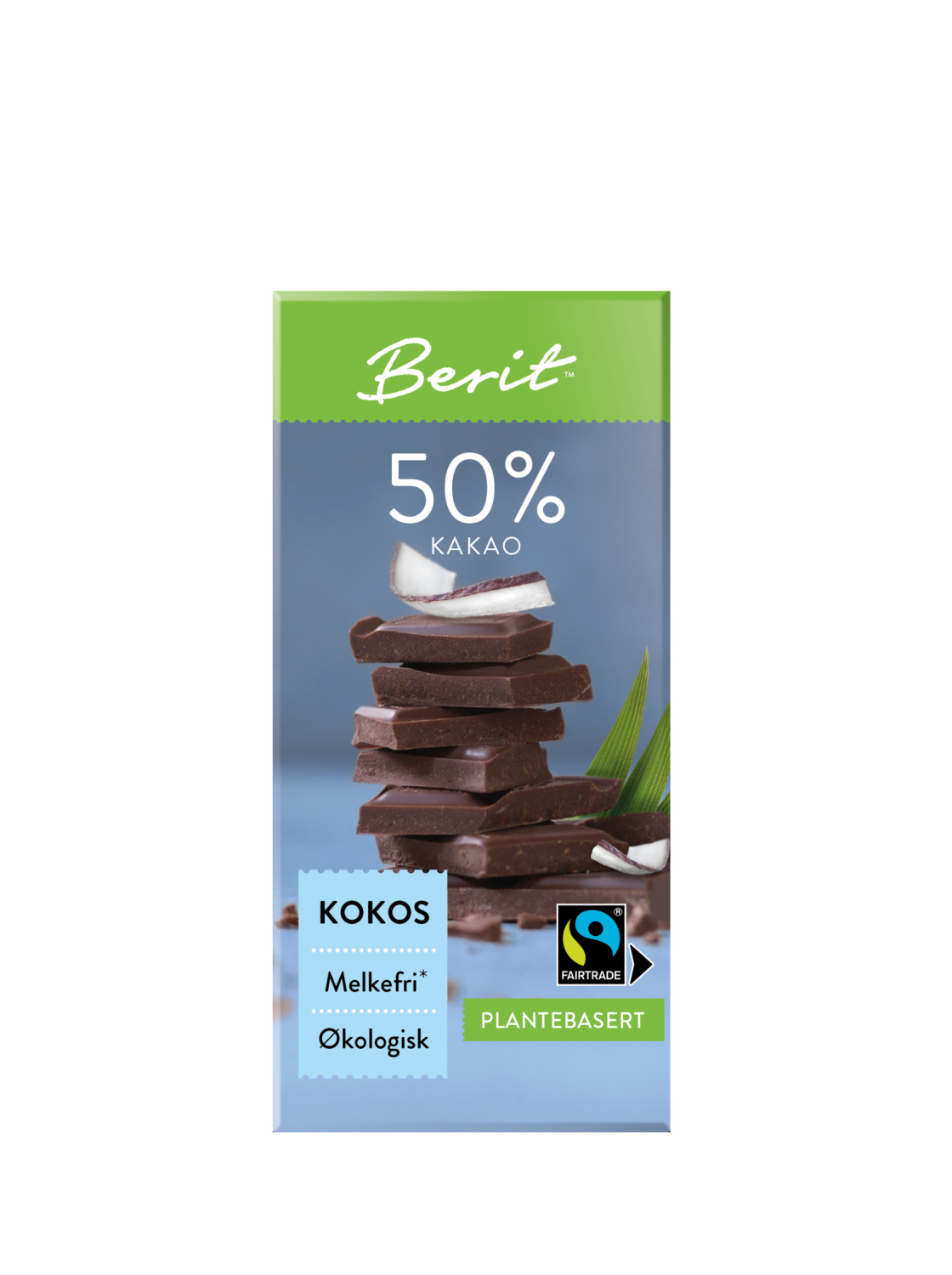Berit N Sjokolade Kokos 50%