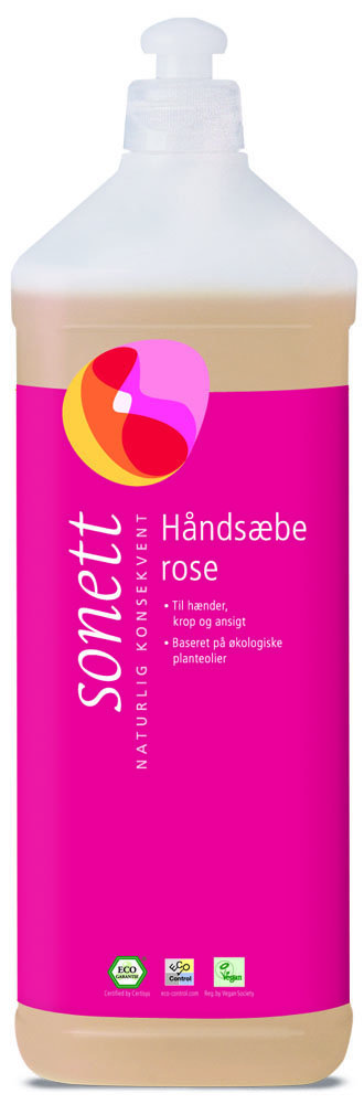 Sonett Håndsåpe Rose 1L Refill