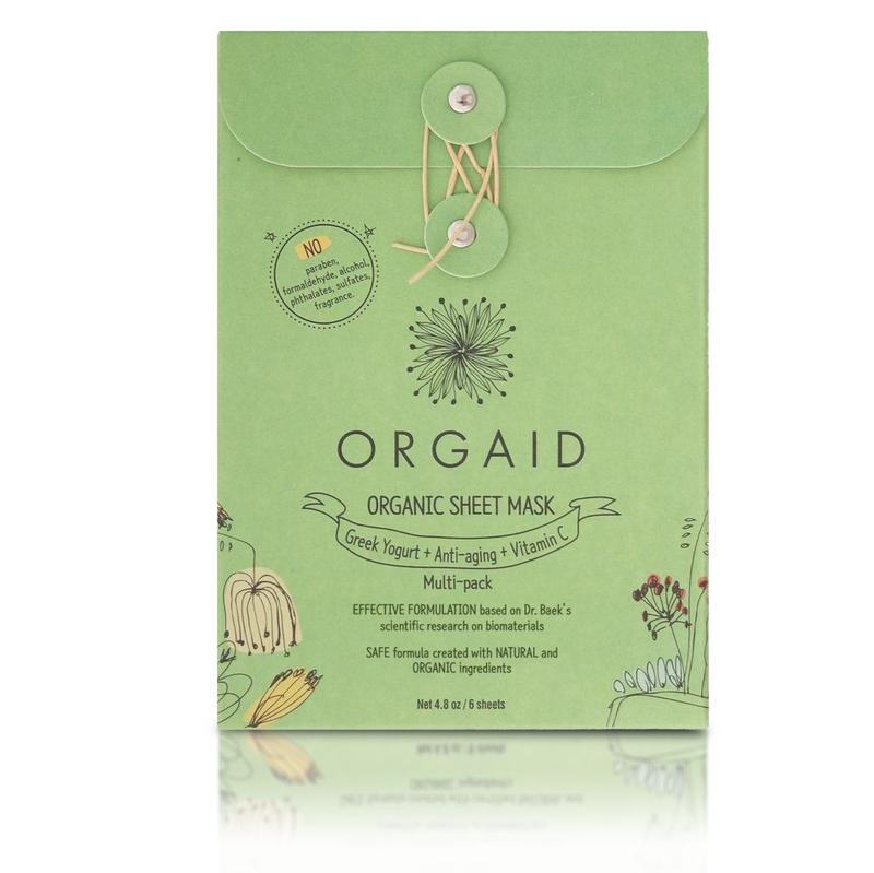 Orgaid Multi-pack 6 stk Organic Sheet Mask