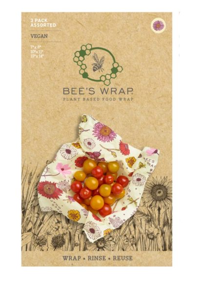 Bees Wrap 3pk Vegan Meadow Magic