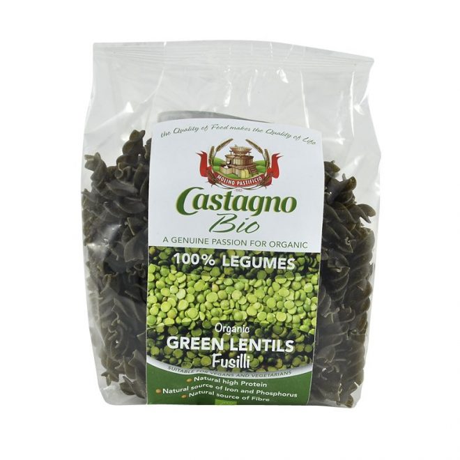 Castagno Pasta Grønne Linser 250g