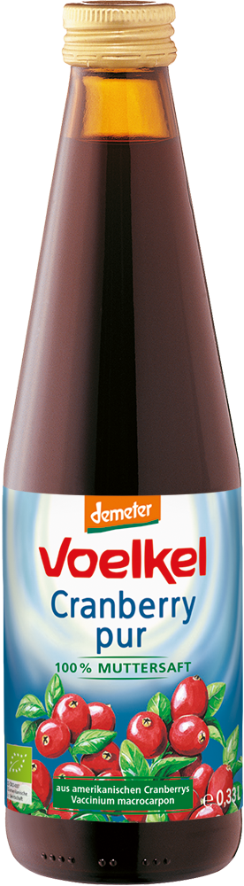 Voelkel Tranebærjuice 0,33L
