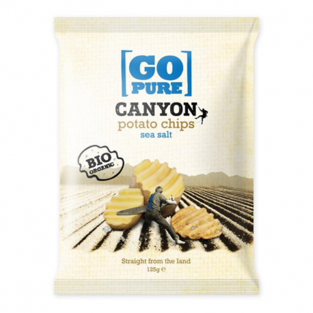 Go Pure Canyon Chips Sea Salt 125g