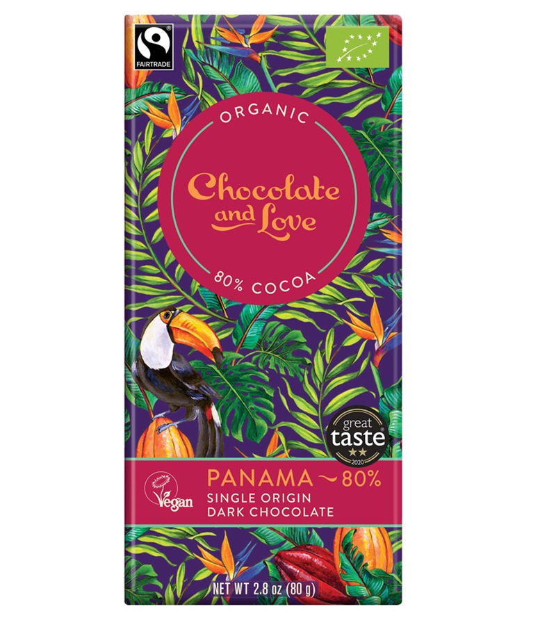 Chocolate & Love 80g Panama