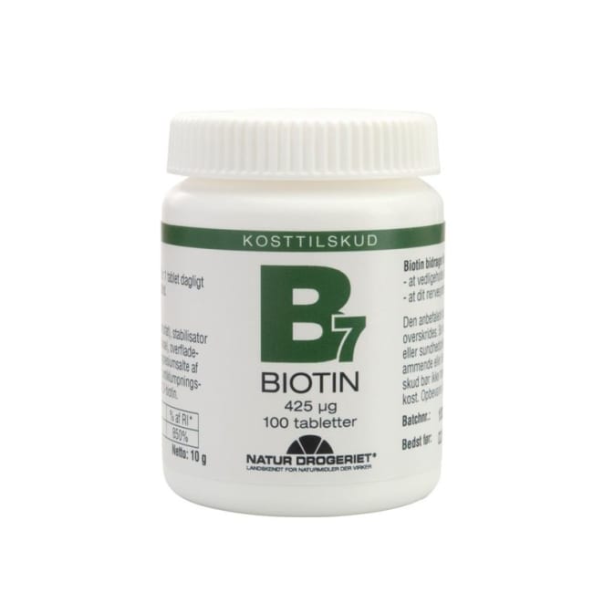 Natur Drogeriet Biotin 425mcg 100tbl